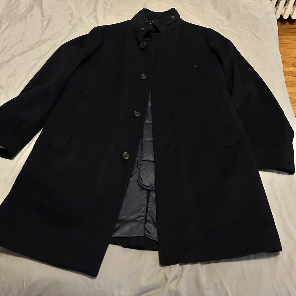 Suitsupply Black Trench Coat